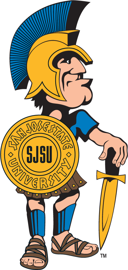 San Jose State Spartans 1995-1999 Mascot Logo diy DTF decal sticker